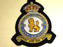257 (Burma) Squadron KC wire blazer badge - Click Image to Close